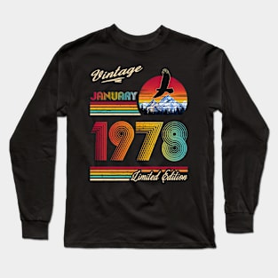 January 1978 Birthday Long Sleeve T-Shirt